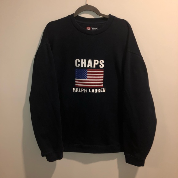 Ralph Lauren Other - Chaps Ralph Lauren Vintage USA Flag Sweatshirt